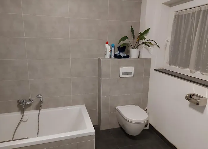 With Single Bed In A New House In Vichten